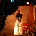 Narcissus, locatieperformance met danser, operazangeres en VJ